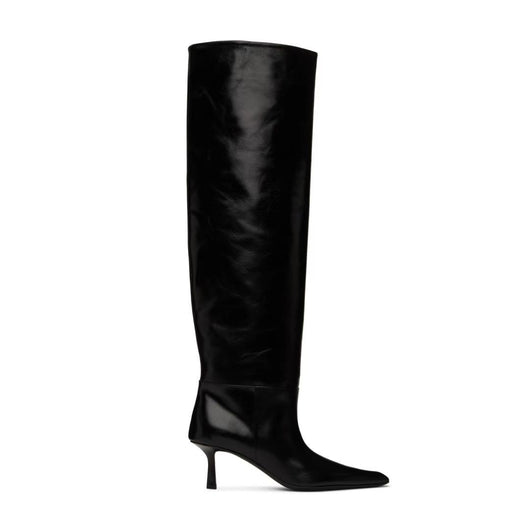 Botas Vaqueras Cuadradas con Tacón Stiletto - Estilo Casual Moderno para Mujer - Image 8