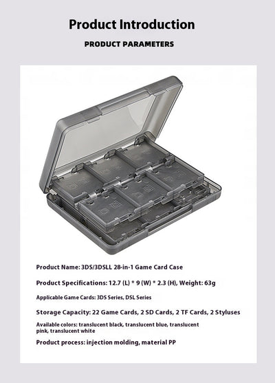 Estuche Organizador 28 en 1 para Cartuchos Nintendo DS y 3DS - Image 10