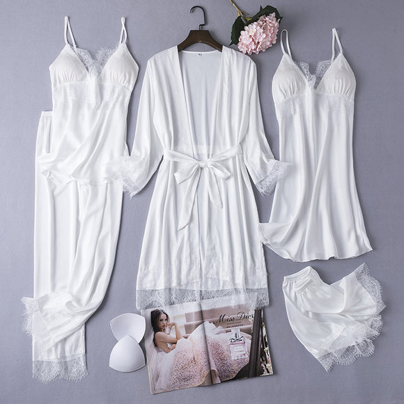 Camisón de Encaje para Mujer con Tirantes Finos
