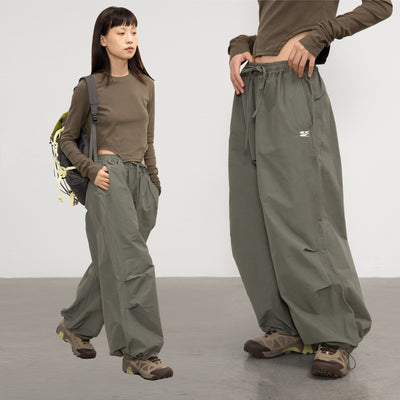Pantalón Jogger Gris Verdoso Estilo Trinchera Americana - Image 5