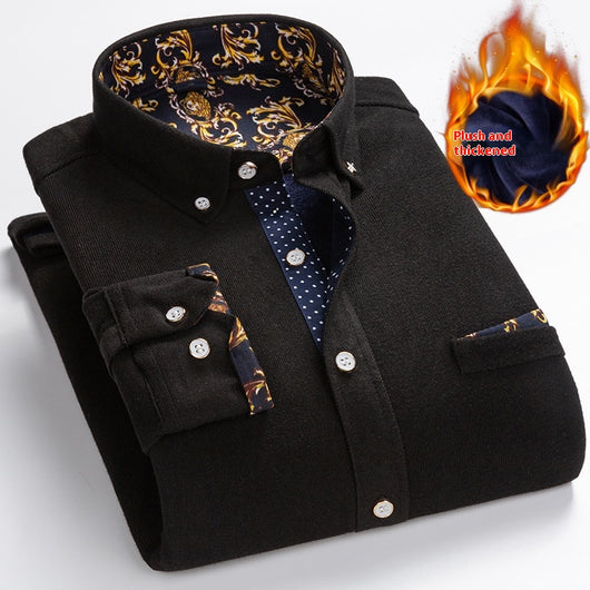 Camisa Térmica de Pana con Forro Polar para Hombre - Abrigo Invernal - Image 7