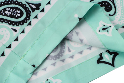 Conjunto Casual Hombre Camisa y Shorts Estampado Flor de Marañón Verde - Image 18