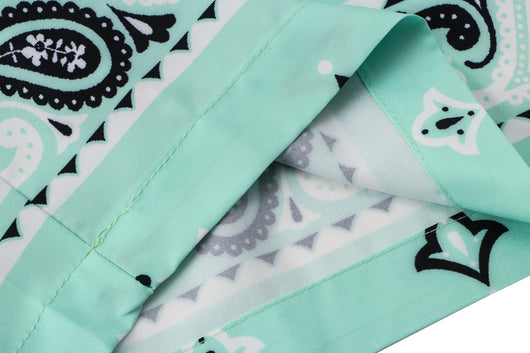 Conjunto Casual Hombre Camisa y Shorts Estampado Flor de Marañón Verde - Image 18