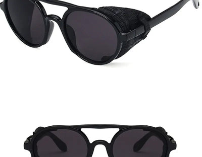 Gafas de Sol Steampunk Marco Grande Antivienta - Image 10