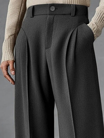 Pantalones Machete de Cintura Alta y Pierna Ancha para Hombre - Image 12