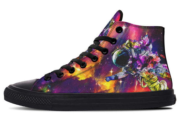 Zapatillas de Lona Estampadas para Pareja - Caña Alta