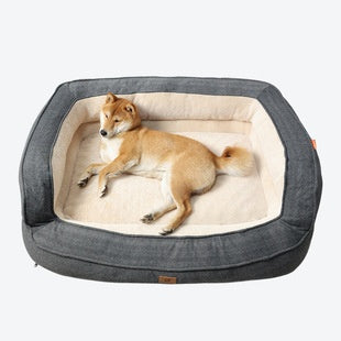 Cama Nido para Perros de Lino Extraíble y Lavable - Uso Todo el Año - Image 9