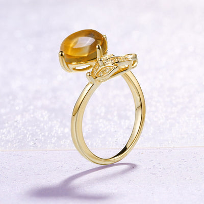 Anillo de Cuarzo Citrino Natural - Joya Energética - Image 7