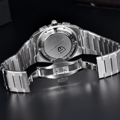 Reloj Cronógrafo Cuarzo Azul Resistente al Agua para Hombre - Image 3