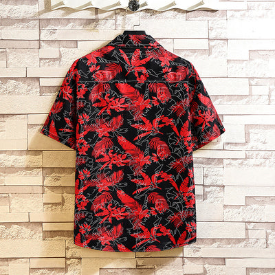 Conjunto Estampado para Hombre - Camisa y Shorts de Manga Corta - Image 10