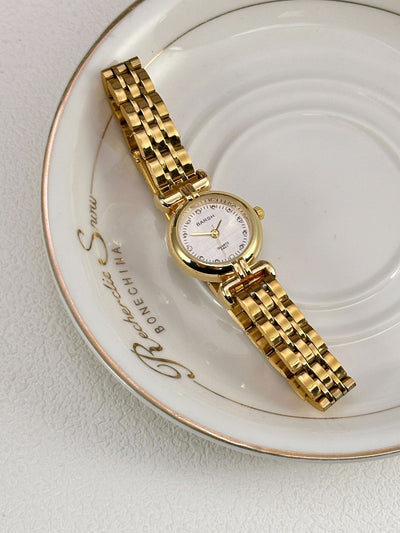 Reloj Dorado para Mujer Estilo Vintage con Pulsera de Acero - Image 19