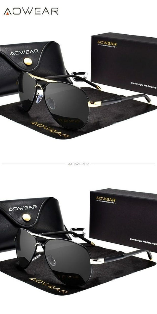 Gafas de Sol Piloto para Hombre - Marco Grande Viaje - Image 12