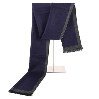 Bufanda de Seda Artificial Cepillada - Calidez y Elegancia para Otoño e Invierno - Image 6