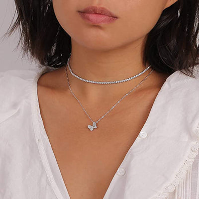 Collar Unisex Street Style con Cristales Brillantes - Image 15