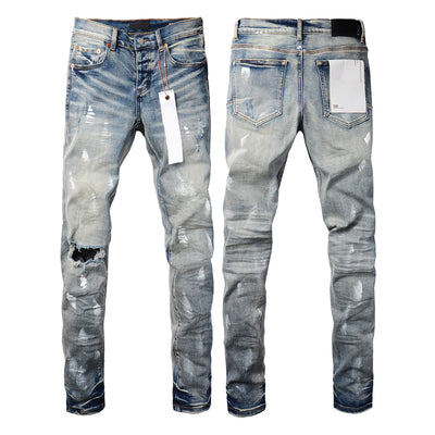 Pantalones Skinny Retro Ajustados con Elastano - Image 21