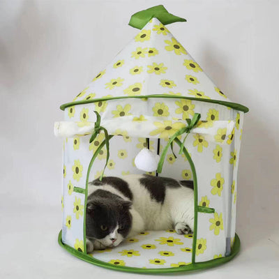 Casa Túnel para Gatos 4 Estaciones - Carpa Plegable Portátil con Túnel Extensible - Image 5