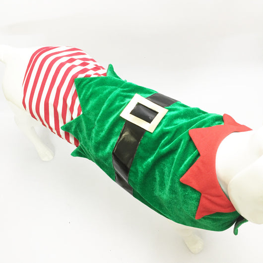 Disfraz Navideño Elfo Verde para Mascotas - Ropa Festiva para Perros - Image 13