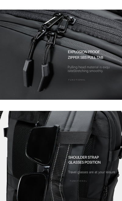 Mochila de Compresión Inteligente para Viajes y Trabajo - Image 10