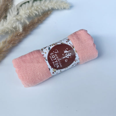 Pañuelo de Algodón y Lino Arrugado Monocromático - Image 17