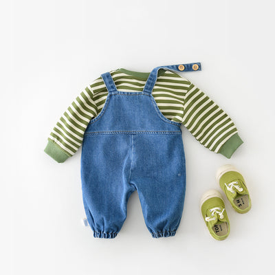 Pantalón Mochila Denim Casual para Niños - Image 13