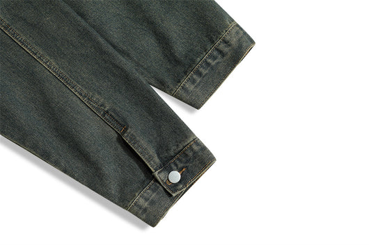 Chaqueta Denim con Cuello Alto y Detalles Rotos - Image 15