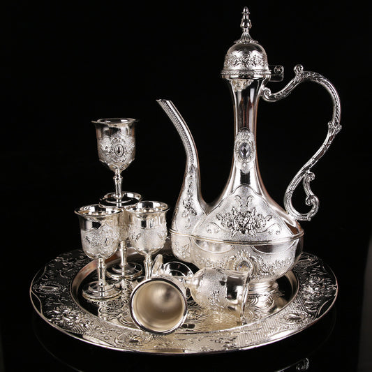 Set de Copas Retro para Vino y Licores - Regalo Elegante para Bodas - Image 2