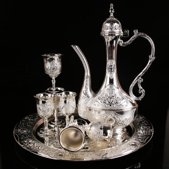 Set de Copas Retro para Vino y Licores - Regalo Elegante para Bodas