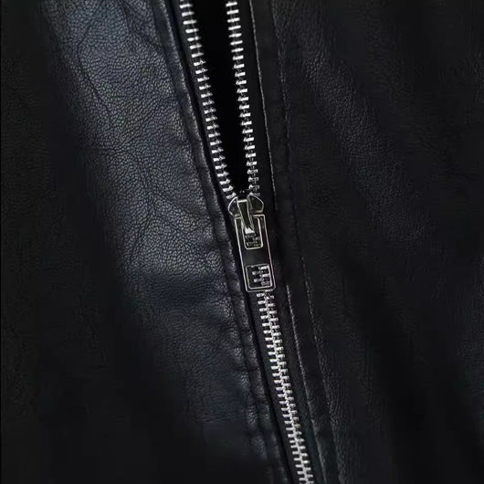 Abrigo de Cuero PU Americano para Mujer - Image 3
