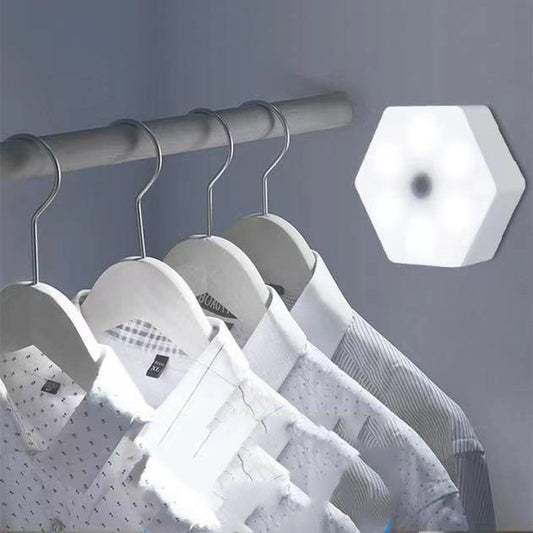 Lámpara Hexagonal Quantum con Panal de Luz LED