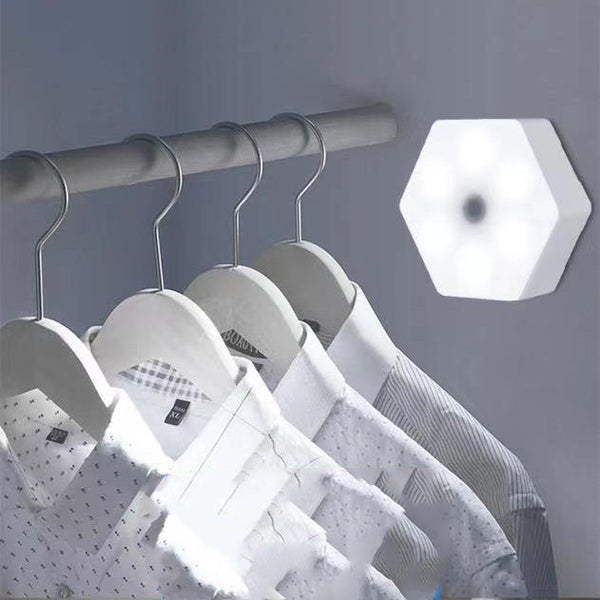 Lámpara Hexagonal Quantum con Panal de Luz LED