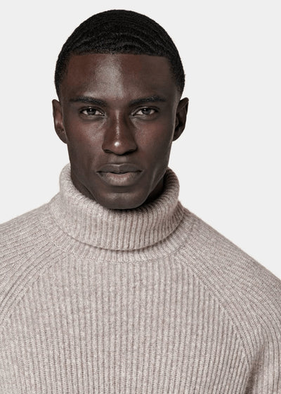 Suéter de Cuello Alto en Cashmere para Hombre - Pullover Elegante y Sofisticado - Image 14