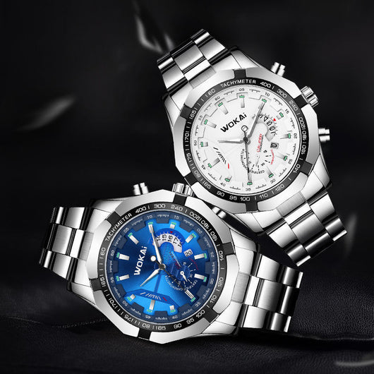 Reloj de Pulsera Calendario Acero Inoxidable - Image 11