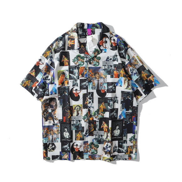 Camisa Estampado Floral Verano Hombre - Corte Holgado Tendencia Urbana