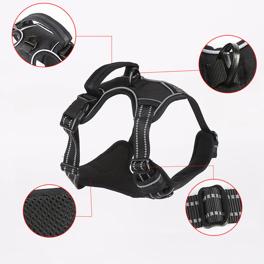 Arnés Reflectante Estilo Chaleco para Perro con Control de Pecho - Image 31