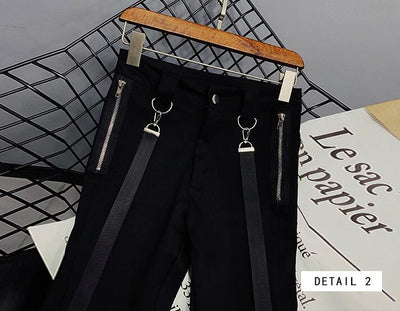 Pantalones Negros Cintura Alta Elásticos Ajustados para Mujer - Image 15