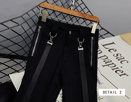 Pantalones Negros Cintura Alta Elásticos Ajustados para Mujer - Image 15