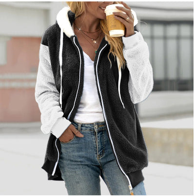 Chaqueta Hoodie Suave Oversized con Cierre - Image 10