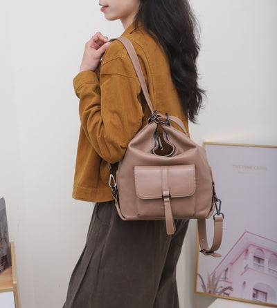 Bolso de Hombro Multifuncional en Cuero Genuino para Mujer - Image 15