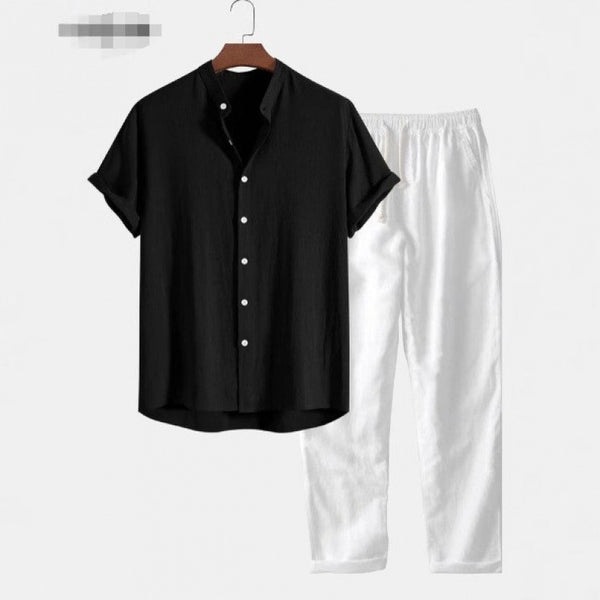 Conjunto Estampado Moderno para Hombre - Playera y Pantalón