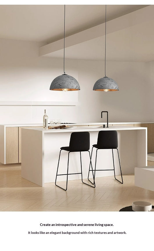 Mesa de Comedor Retro + Lámpara de Techo Minimalista - Image 15