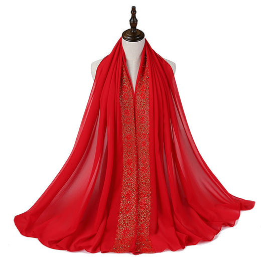 Pañuelo de Encaje con Perlas para Mujer - Elegancia y Estilo - Image 8