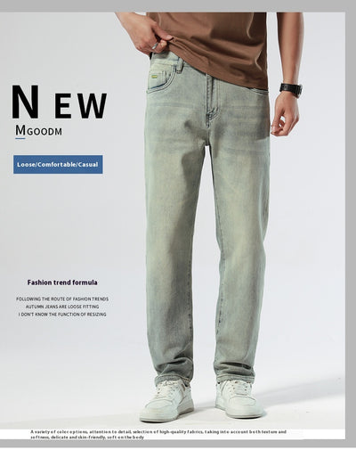 Pantalones Vaqueros Stretch Nostálgicos Slim Fit para Hombre - Image 19