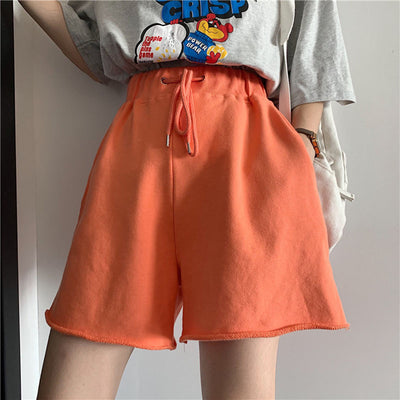 Shorts Deportivos Mujer Cintura Alta Verano - Pantalones Anchos Cómodos y Modernos - Image 2