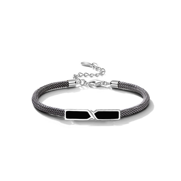 Pulseras Möbius de Plata Esterlina para Parejas - Diseño Exclusivo
