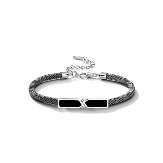 Pulseras Möbius de Plata Esterlina para Parejas - Diseño Exclusivo - Image 2