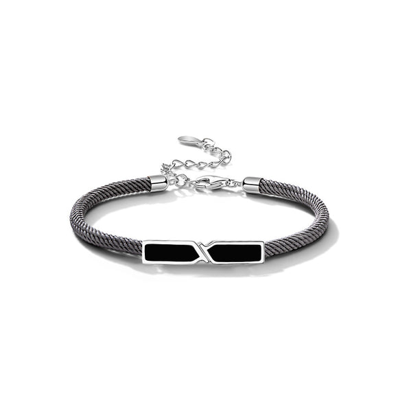 Pulseras Möbius de Plata Esterlina para Parejas - Diseño Exclusivo