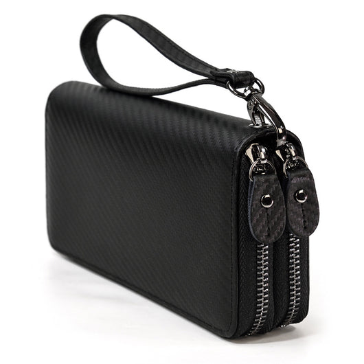 Cartera Doble de Cuero Vintage para Hombre - Image 4