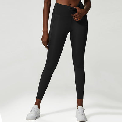 Pantalones Deportivos para Mujer con Bolsillos Laterales Anti-Enrollamiento - Image 2