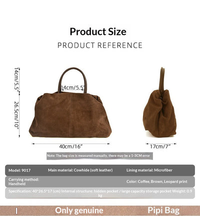 Bolso Tote Retro de Cuero Gamuza Premium para el Día a Día - Image 13