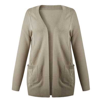 Cardigan Tejido de Color Sólido para Mujer - Image 27